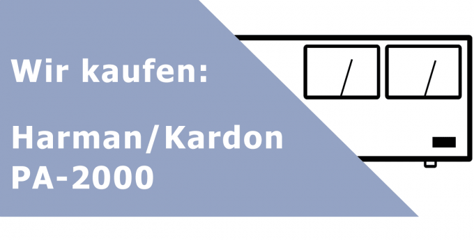 Harman/Kardon PA 2000 Endverstärker Ankauf
