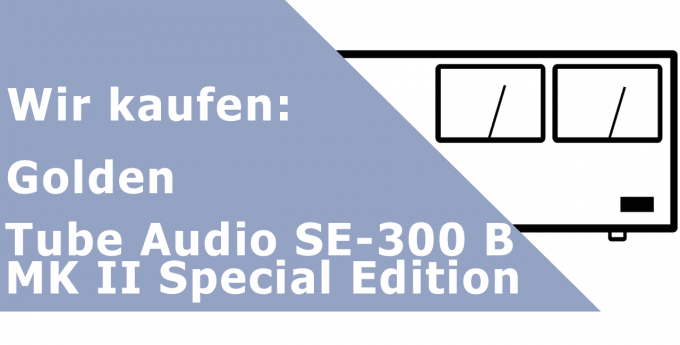 Golden Tube Audio SE-300 B MK II SE Endverstärker Ankauf