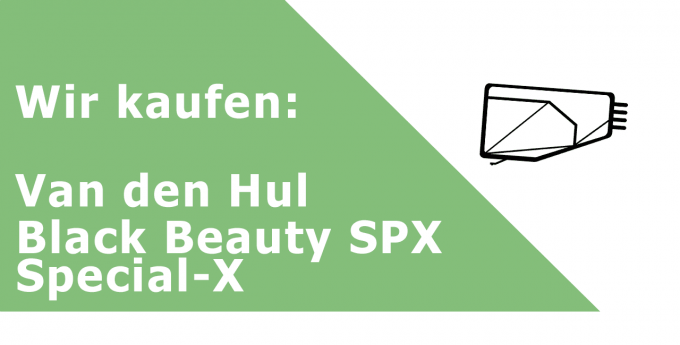 Van den Hul Black Beauty SPX Special-X Tonabnehmer Ankauf