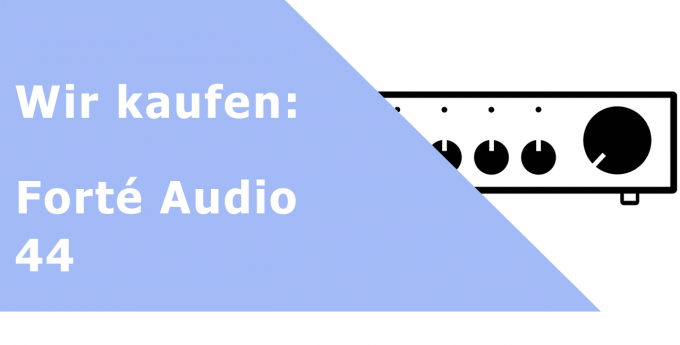 Forté Audio 44 Vorverstärker Ankauf