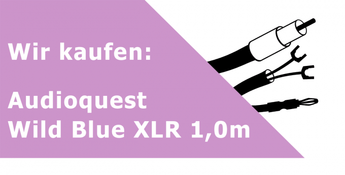 Audioquest Wild Blue XLR 1,0m Gerätekabel Ankauf