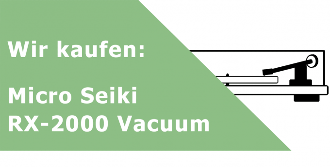 Micro Seiki RX-2000 Vacuum Plattenspieler Ankauf