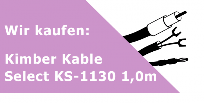 Kimber Kable KS-1130 1,0m Gerätekabel Ankauf