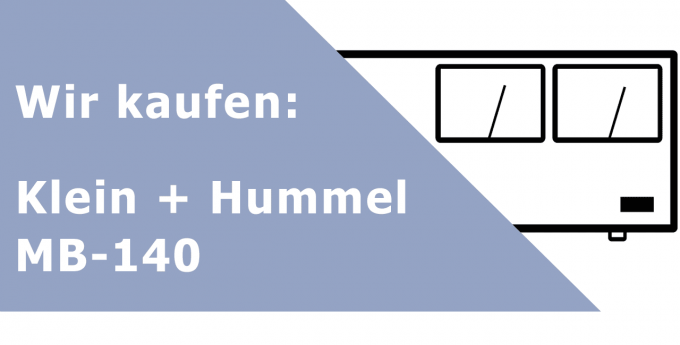 Klein + Hummel MB-140 Endverstärker Ankauf