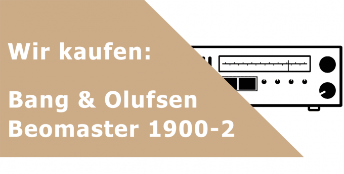 Bang & Olufsen Beomaster 1900-2 Receiver Ankauf