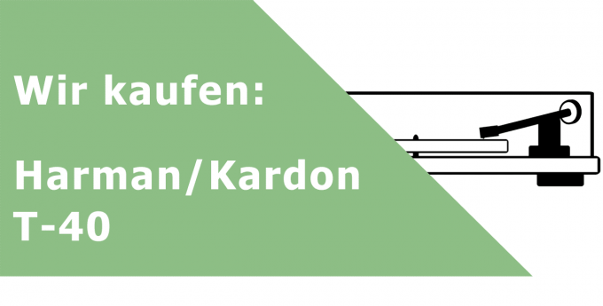 Harman/Kardon T 40 Plattenspieler Ankauf