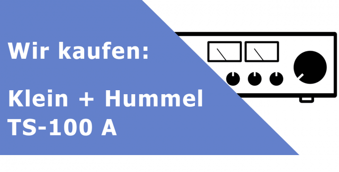 Klein + Hummel TS-100 A Vollverstärker Ankauf