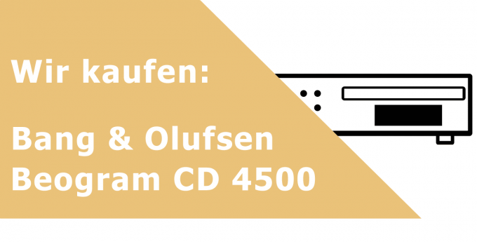 Bang & Olufsen Beogram CD 4500 CD-Player Ankauf