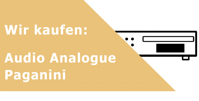 Audio Analogue Paganini CD-Player Ankauf