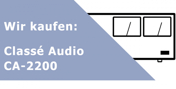 Classé Audio CA-2200 Endverstärker Ankauf