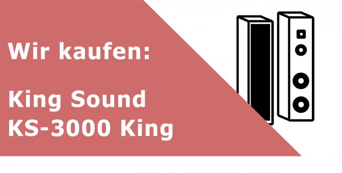 King Sound KS-3000 Lautsprecher Ankauf