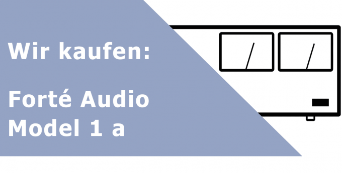 Forté Audio Model 1 a Endverstärker Ankauf