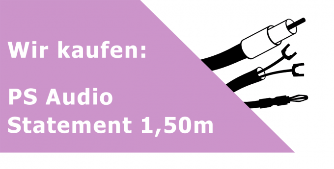 PS Audio Statement 1,50m Netzkabel Ankauf