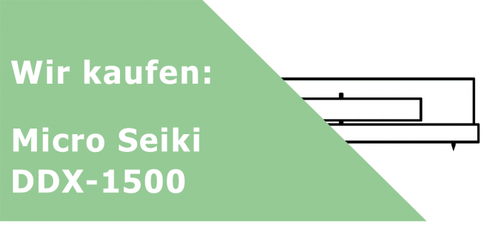 Micro Seiki DDX-1500 Analoglaufwerk (ohne Tonarm) Ankauf