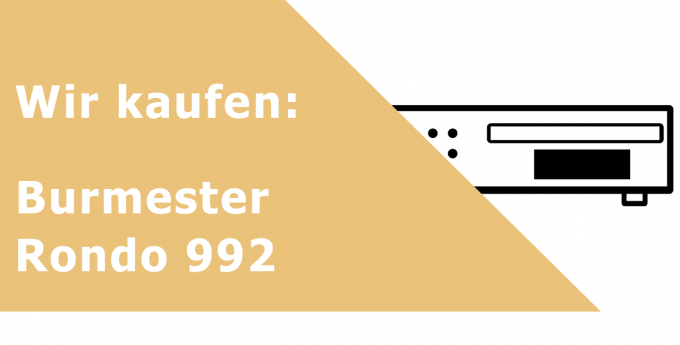 Burmester 992 CD-Player Ankauf
