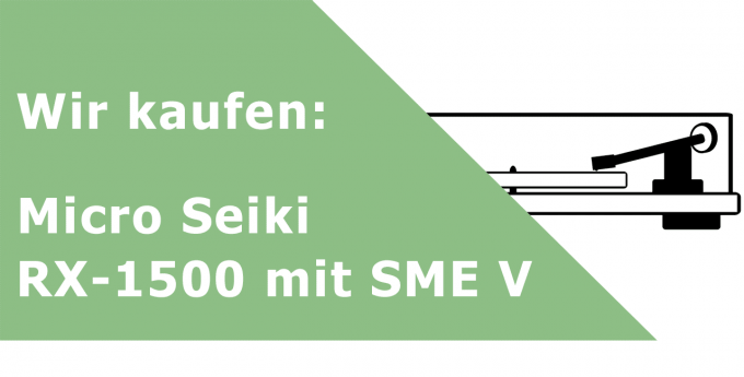Micro Seiki RX-1500 mit SME V Plattenspieler Ankauf