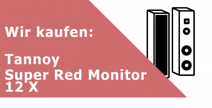 Tannoy Super Red Monitor 12 X Lautsprecher Ankauf