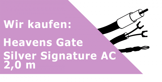 Heavens Gate Silver Signature AC 2,0 m Netzkabel Ankauf