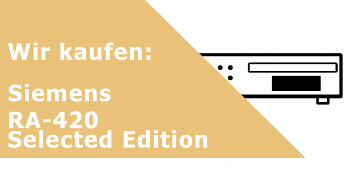 Siemens RA-420 Selected Edition CD-Player Ankauf