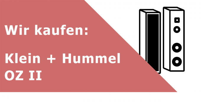 Klein + Hummel OZ II Lautsprecher Ankauf