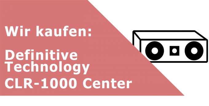 Definitive Technology CLR-1000 Centerlautsprecher Ankauf