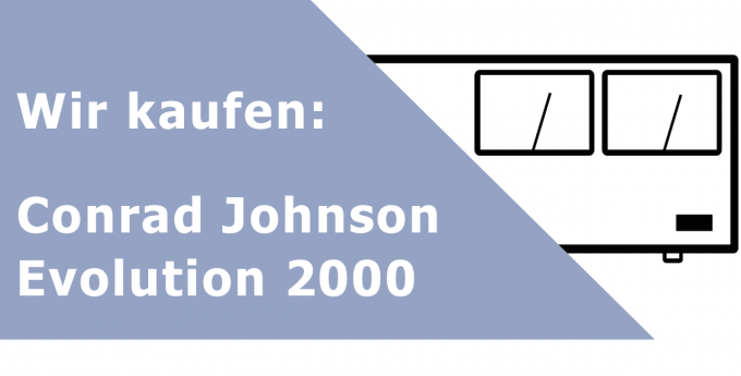 Conrad Johnson Evolution 2000 Endverstärker Ankauf