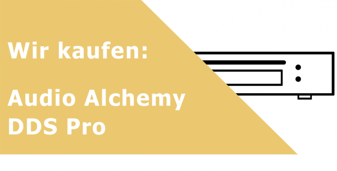 Audio Alchemy DDS Pro CD-Laufwerk Ankauf