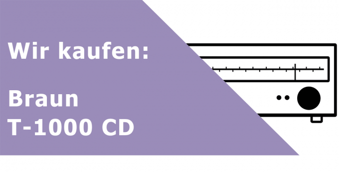 Braun T-1000 CD Weltempfänger Ankauf