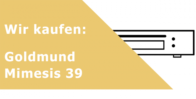 Goldmund Mimesis 39 CD-Laufwerk Ankauf