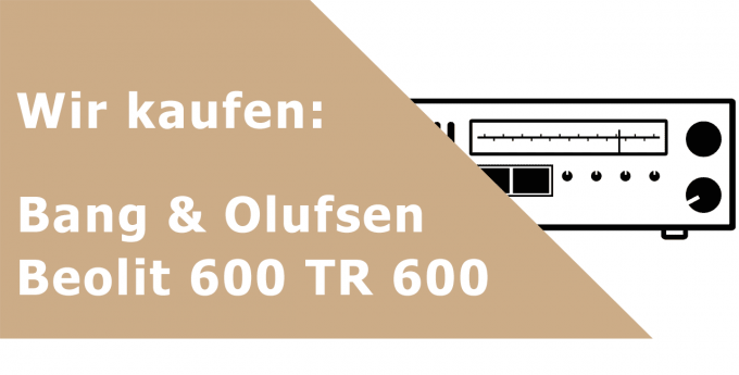 Bang & Olufsen Beolit 600 TR 600 Receiver Ankauf