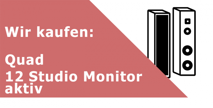 Quad 12 Studio Monitor aktiv Kompaktlautsprecher Ankauf
