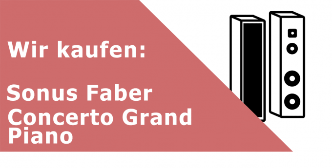 Sonus Faber Concerto Grand Piano Lautsprecher Ankauf