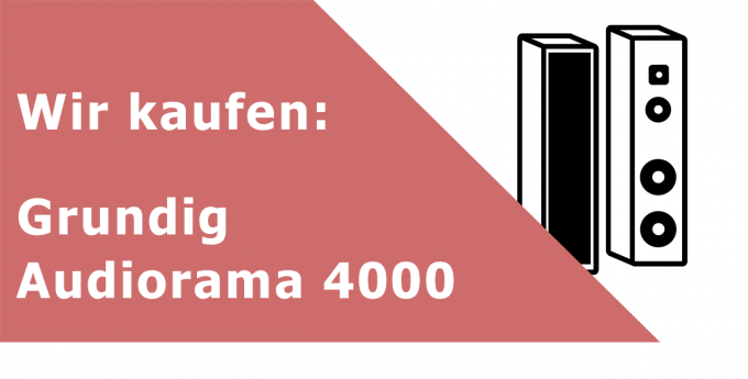 Grundig Audiorama 4000 Standlautsprecher Ankauf