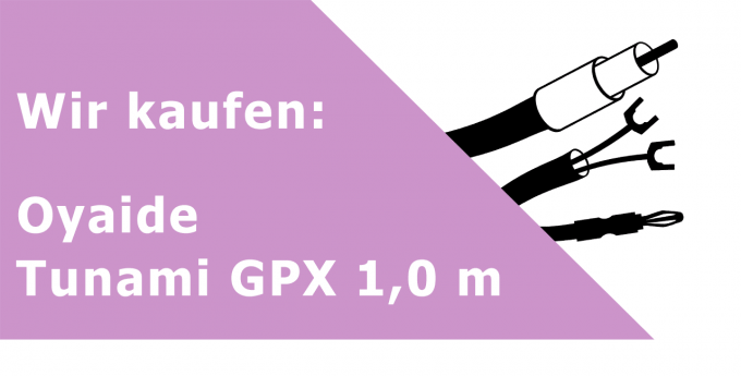 Oyaide Tunami GPX 1,0 m Netzkabel Ankauf