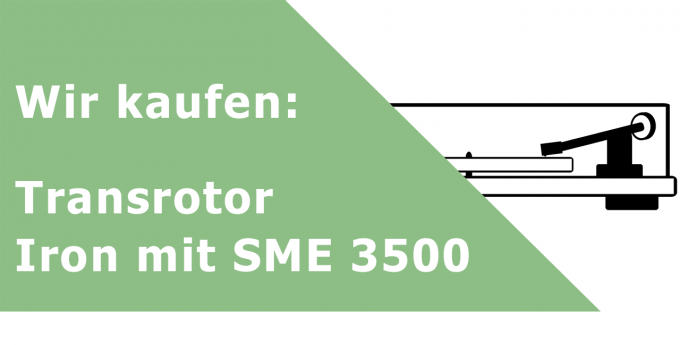 Transrotor Iron mit SME 3500 Plattenspieler Ankauf