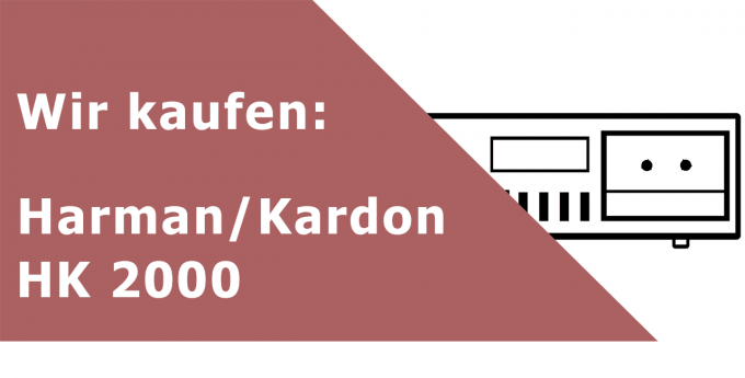 Harman/Kardon HK 2000 Tapedeck Ankauf