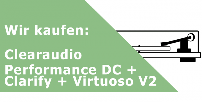 Clearaudio Performance DC + Clarify + Virtuoso V2 Plattenspieler Ankauf