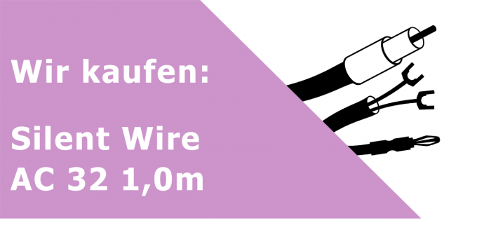 Silent Wire AC 32 1,0m Netzkabel Ankauf
