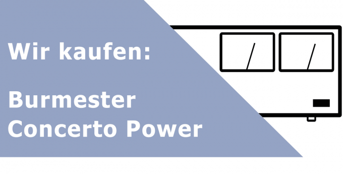 Burmester Concerto Power Endverstärker Ankauf