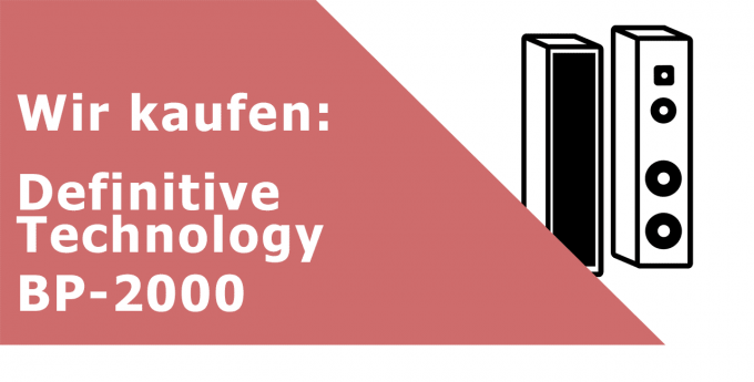 Definitive Technology BP-2000 Lautsprecher Ankauf