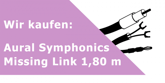 Aural Symphonics Missing Link 1,80 m Netzkabel Ankauf