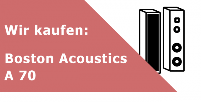 Boston Acoustics A 70 Lautsprecher Ankauf