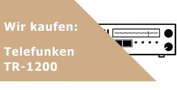 Telefunken TR-1200 Receiver Ankauf