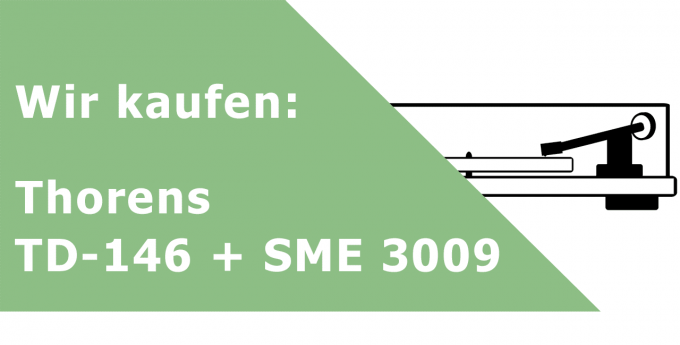 Thorens TD-146 + SME 3009 Plattenspieler Ankauf
