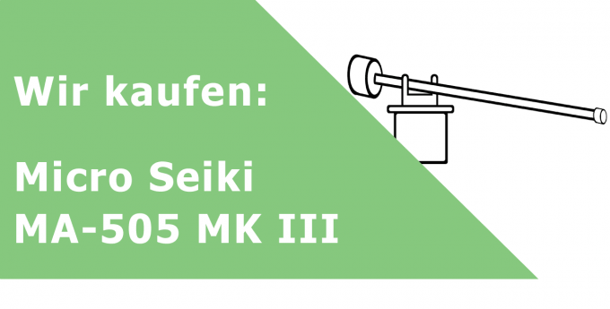 Micro Seiki MA-505 MK III Tonarm Ankauf