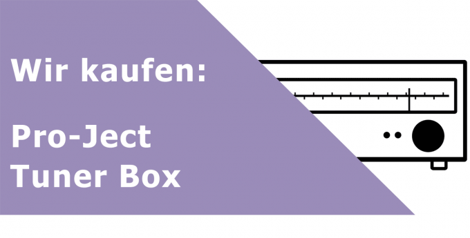 Pro-Ject Tuner Box Tuner Ankauf