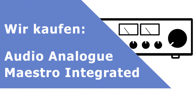 Audio Analogue Maestro Integrated Vollverstärker Ankauf