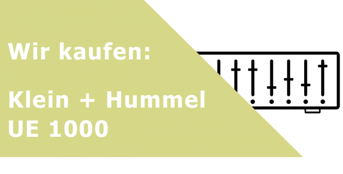 Klein + Hummel UE 1000 Universalentzerrer Ankauf