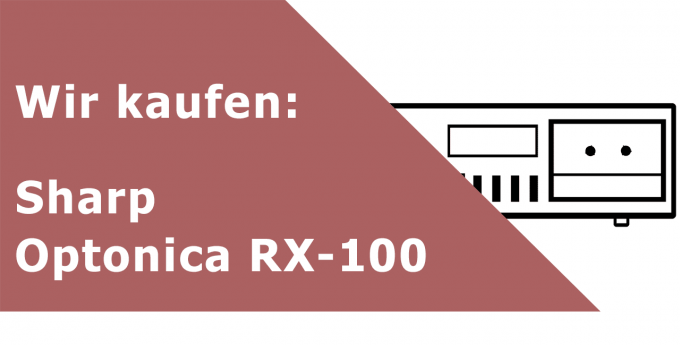 Sharp Optonica RX-100 DAT-Rekorder Ankauf