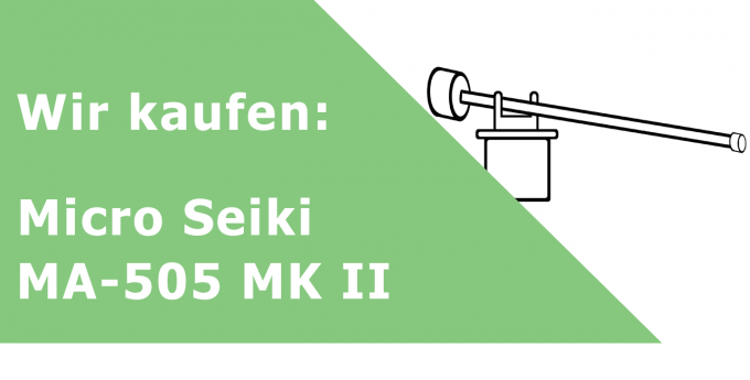 Micro Seiki MA-505 MK II Tonarm Ankauf